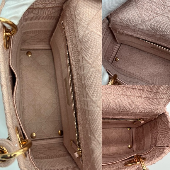 Authentic Christian Dior lady dior medium D-lite tote - Picture 16 of 17